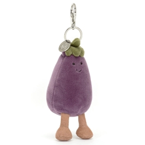 JELLYCAT Pluszowy zabawny bakłażan | Breloczek 12cm