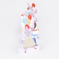 MERI MERI Kartka urodzinowa 3D - ANIMAL FRIENDS