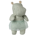 MAILEG Maskotka hipopotam ze spódniczką 23cm - SMALL MINT