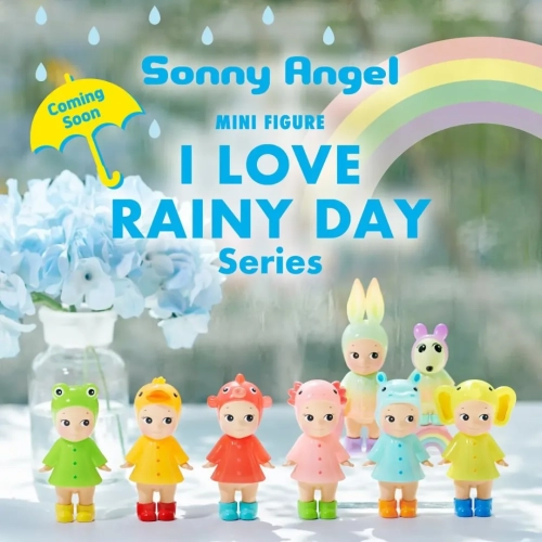 Oryginalne SONNY ANGEL Mini laleczka - I LOVE RAINY DAY limited