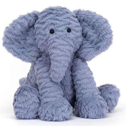 JELLYCAT Pluszowy słonik 31cm - NIEBIESKI