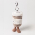 JELLYCAT Pluszowy Pluszowy zabawny kubeczek Kawy Na Wynos | Breloczek 18cm