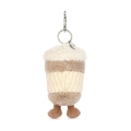 JELLYCAT Pluszowy Pluszowy zabawny kubeczek Kawy Na Wynos | Breloczek 18cm