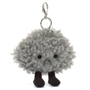 JELLYCAT Pluszowa chmurka burzowa | Breloczek 15cm
