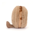 JELLYCAT Pluszowy wesoły makaronik 12cm - CZEKOLADOWY MONA