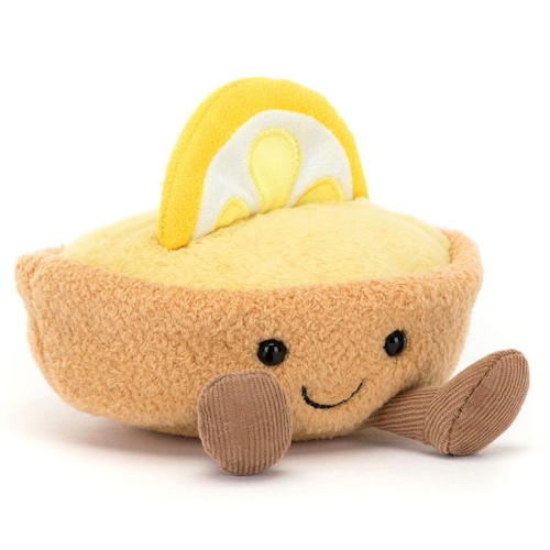 JELLYCAT Pluszowa zabawna tarta cytrynowa 11cm
