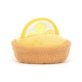 JELLYCAT Pluszowa zabawna tarta cytrynowa 11cm