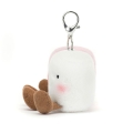 JELLYCAT Pluszowe wesołe pianki | Breloczek 15cm - PINK & WHITE MARSHMALLOWS