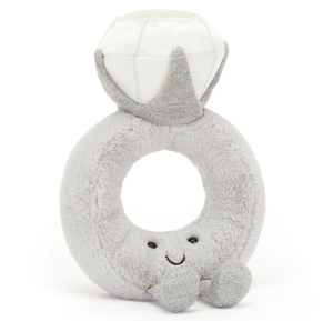 JELLYCAT Pluszowy pierścionek z diamentem 20cm
