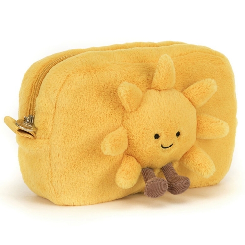 JELLYCAT Pluszowy piórnik | kosmetyczka 19cm - UŚMIECHNIĘTE SŁONECZKO