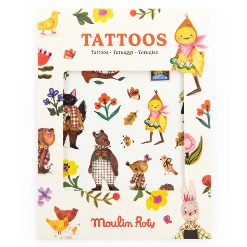 MOULIN ROTY Tatuaże zmywalne dla dzieci - LES MINOUCHKAS