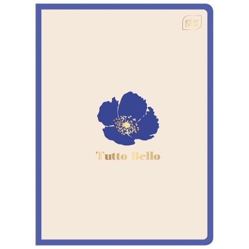 TUTTO BELLO Zeszyt A5 linia 60 - METALLIC BLUE