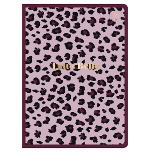 TUTTO BELLO Zeszyt A5 kratka 60 - METALLIC PINK