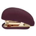 SATIN GOLD Mini zszywacz biurowy - BURGUNDY