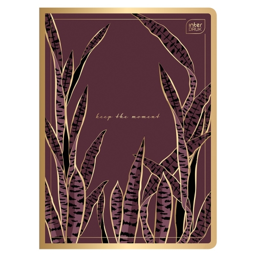 SATIN GOLD Zeszyt A5 kratka 96 - METALLIC KEEP THE MOMENT II