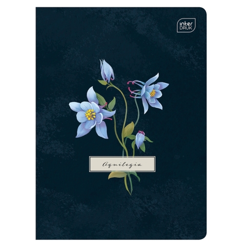 BLOSSOM Zeszyt A5 kratka 80 - AQUILEGIA