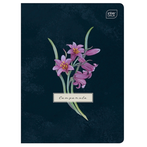 BLOSSOM Zeszyt A5 kratka 80 - CAMPANULA