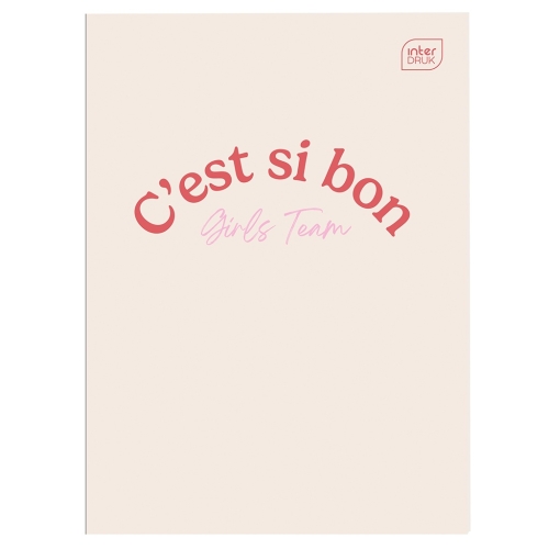 INTERDRUK Zeszyt A4 linia 80 - C'EST SI BON