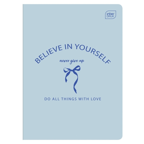 INTERDRUK Zeszyt A5 linia 60 - BELIVE IN YOURSELF