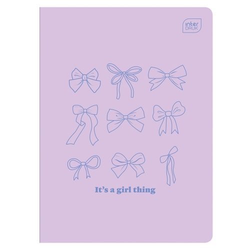 INTERDRUK Zeszyt A5 kratka 60 - IT'S A GIRL THING