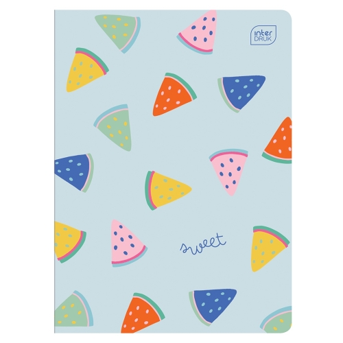 SWEET Zeszyt A5 kratka 32 - WATERMELONS