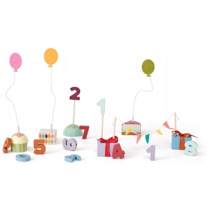 Kid's Concept - Drewniane dekoracje urodzinowe KID'S HUB
