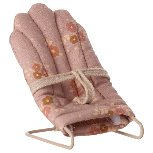 MAILEG Leżaczek dla myszek 8cm - BABYSITTER MY ROSE