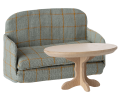 MAILEG Rozkładana sofa dla myszek 11cm - SOFA BED CHECKER