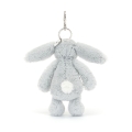 JELLYCAT Pluszowy króliczek | Breloczek 18cm - SREBRNY