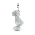 JELLYCAT Pluszowy króliczek | Breloczek 18cm - SREBRNY