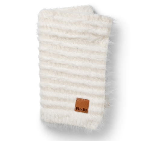 Elodie Details - Kocyk Furry Knit - Vanilla White
