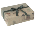 MAILEG Świąteczny papier ozdobny w rolce 10m - SANTA is COMING