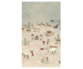 MAILEG Świąteczny papier ozdobny w rolce 10m - SANTA is COMING