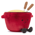 JELLYCAT Pluszowy garnuszek z serem 20cm - FONDUE