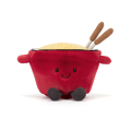 JELLYCAT Pluszowy garnuszek z serem 20cm - FONDUE