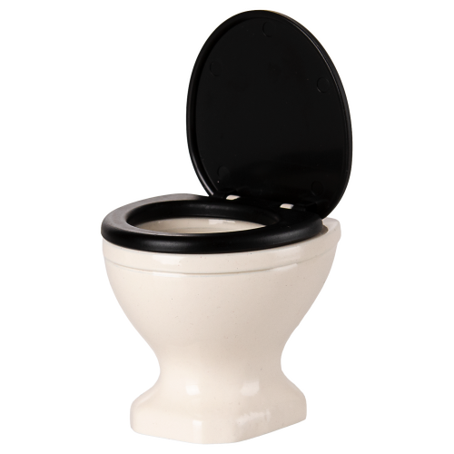 MAILEG Metalowa toaleta dla myszek 5cm - WC OFF WHITE