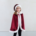 MIMI&LULA Peleryna Mikołaja z aksamitu - SANTA CAPE