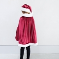 MIMI&LULA Peleryna Mikołaja z aksamitu - SANTA CAPE