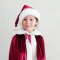 MIMI&LULA Peleryna Mikołaja z aksamitu - SANTA CAPE
