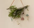 MAILEG Zawieszka świąteczna metalowa - ORNAMENT PRETZEL paski