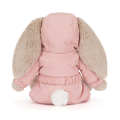 JELLYCAT Pluszowy króliczek w kombinezonie zimowym 31cm - BEŻOWY