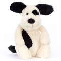 JELLYCAT Pluszowy łaciaty piesek 31cm - BLACK & CREAM PUPPY