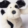 JELLYCAT Pluszowy łaciaty piesek 31cm - BLACK & CREAM PUPPY
