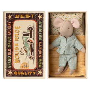 MAILEG Myszka młodszy brat w pudełku 11cm - LITTLE BROTHER MOUSE in BOX