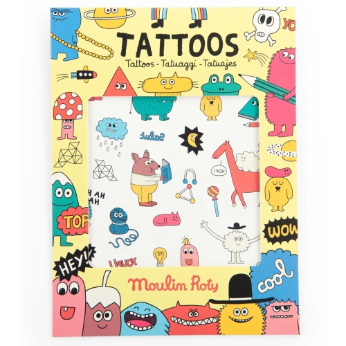 MOULIN ROTY Tatuaże zmywalne dla dzieci - LES SCHMOUKS