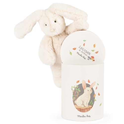 MOULIN ROTY Pluszowy królik LOUISON w ozdobnym pudełku