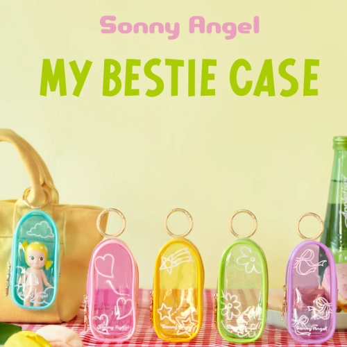 Oryginalne SONNY ANGEL Etui na breloku - MY BESTIE CASE kolory