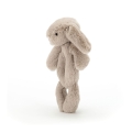 JELLYCAT Pluszowy króliczek grzechotka 18cm - BEŻOWY