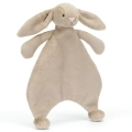 JELLYCAT Pluszowy króliczek szmatka przytulanka 27cm - BEŻOWY
