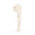 JELLYCAT Pluszowy króliczek grzechotka 18cm - KREMOWY